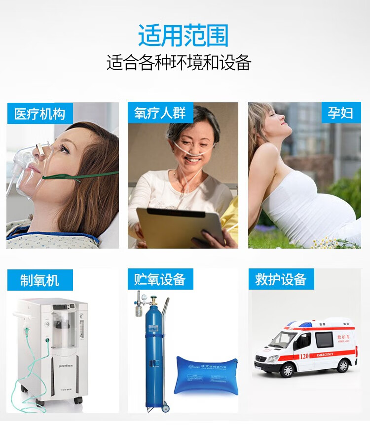 医用一次性使用加长鼻氧管吸氧面罩氧气管双鼻塞老年人家用制氧机配件