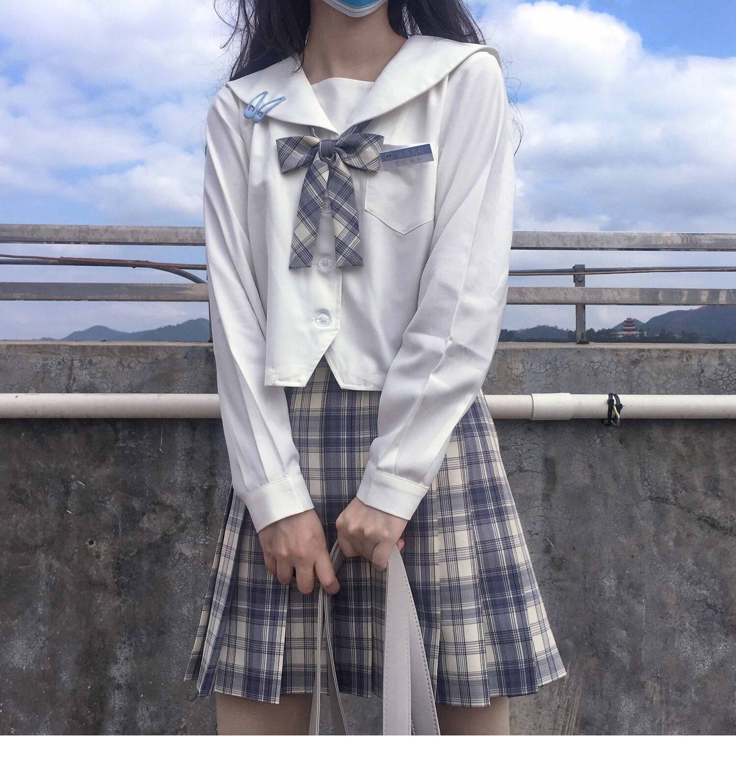 猫耳酱星野jk套装夏季中小学生正统jk制服正统格裙百褶裙小中大童夏天