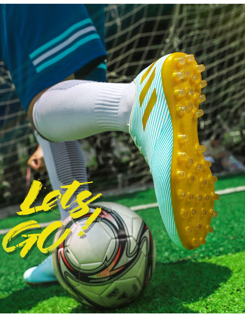 足球鞋mg短钉钉长钉ag碎钉tf男女青少年学生训练比赛专项运动鞋人工