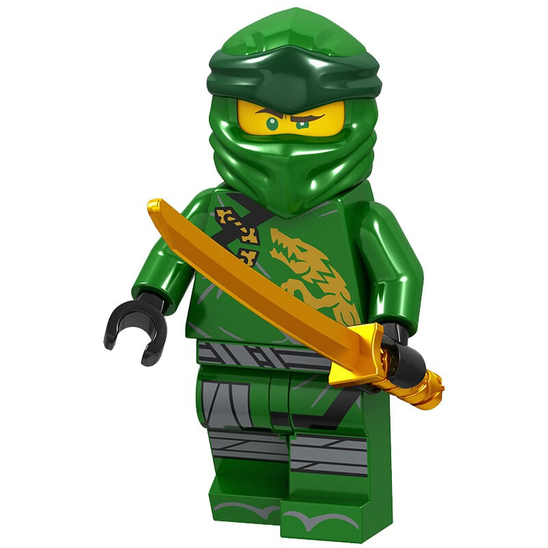 新款6兼容le高积木幻影忍者黄金绝版劳埃德人仔全套玩具礼物8男孩自营