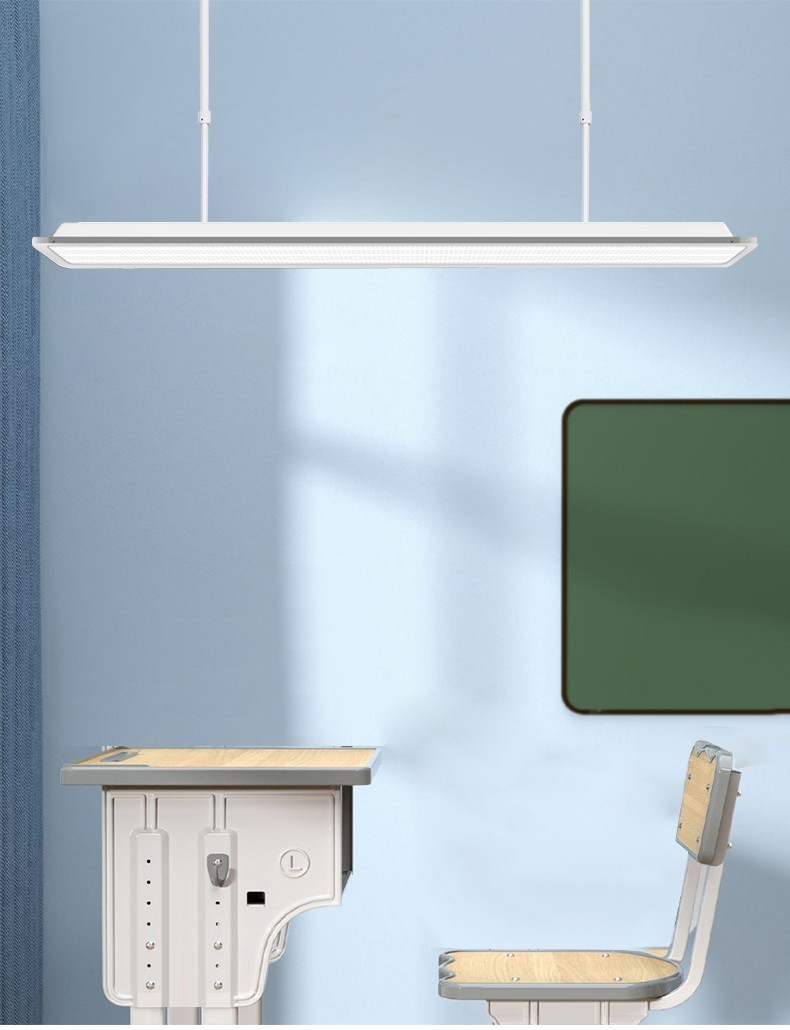 灯灵名牌大学同款教室吊灯高端办公室国标防眩光格栅灯学生护眼标图书