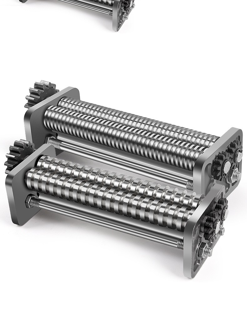 拜杰电动压面机切面刀面条机配件压面刀扁面刀细面刀圆面刀免拆刀200