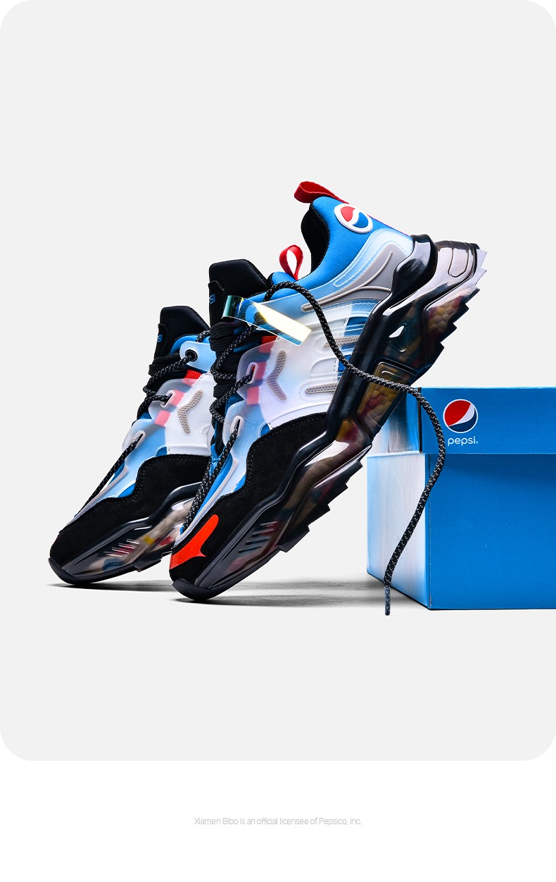 pepsi百事男鞋战神老爹鞋男ins潮2021新款厚底增高复古运动休闲鞋子男
