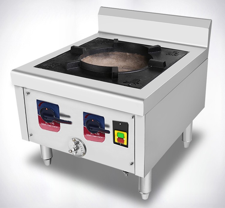 鼓风机低汤灶商用矮脚炉燃气灶单眼液化气煤气矮汤炉带鼓风机