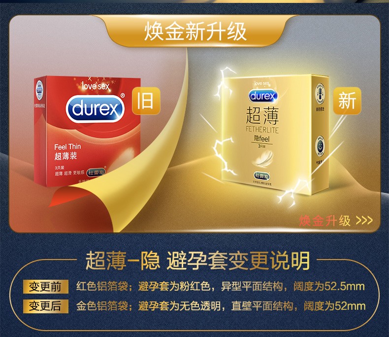 【屈臣氏】杜蕾斯 避孕套 男用 安全套 超薄 套套 计生用品 成人用品