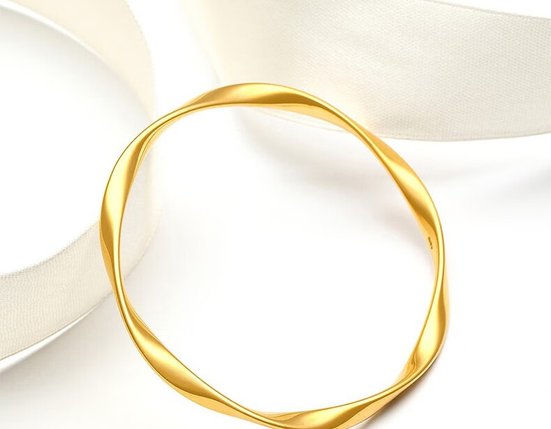 黄金手镯女 足金999.