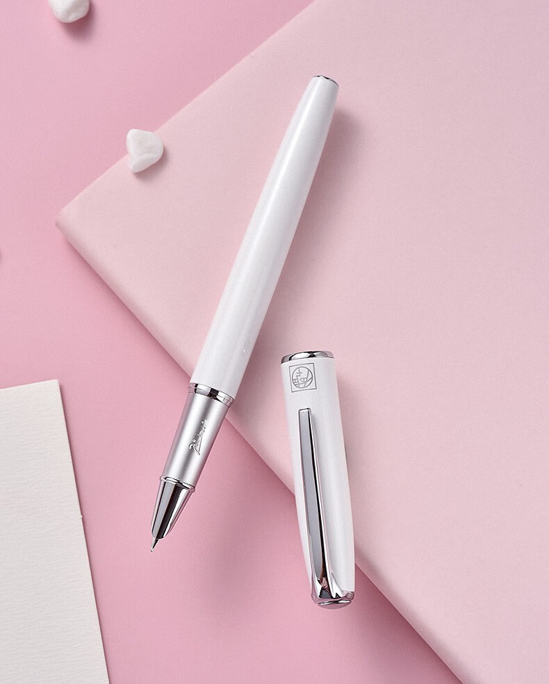 毕加索(pimio)钢笔916男女商务钢笔学生用财务细笔尖书写墨水笔美工弯