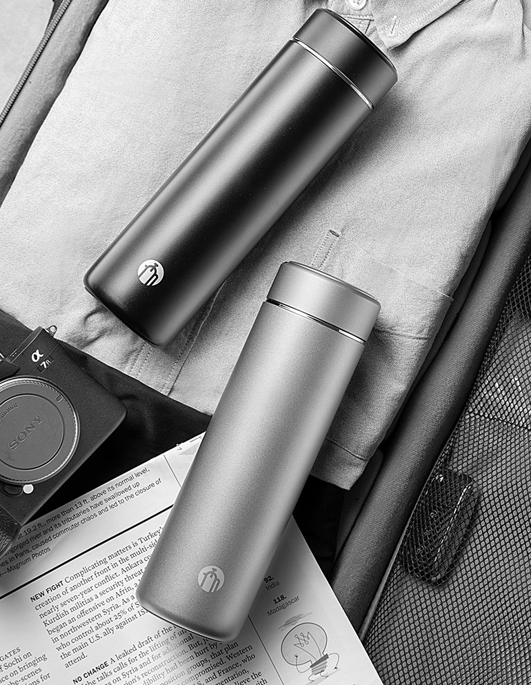 富光茶马仕保温杯大容量男女士轻量316不锈钢带茶滤水杯便携车载商务