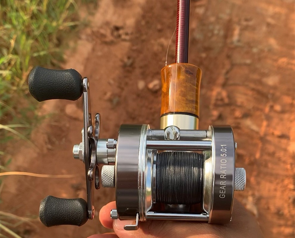 21新款明洋微物鼓轮w300l同步线轨远投马口路亚轮溪流威和金色左手微