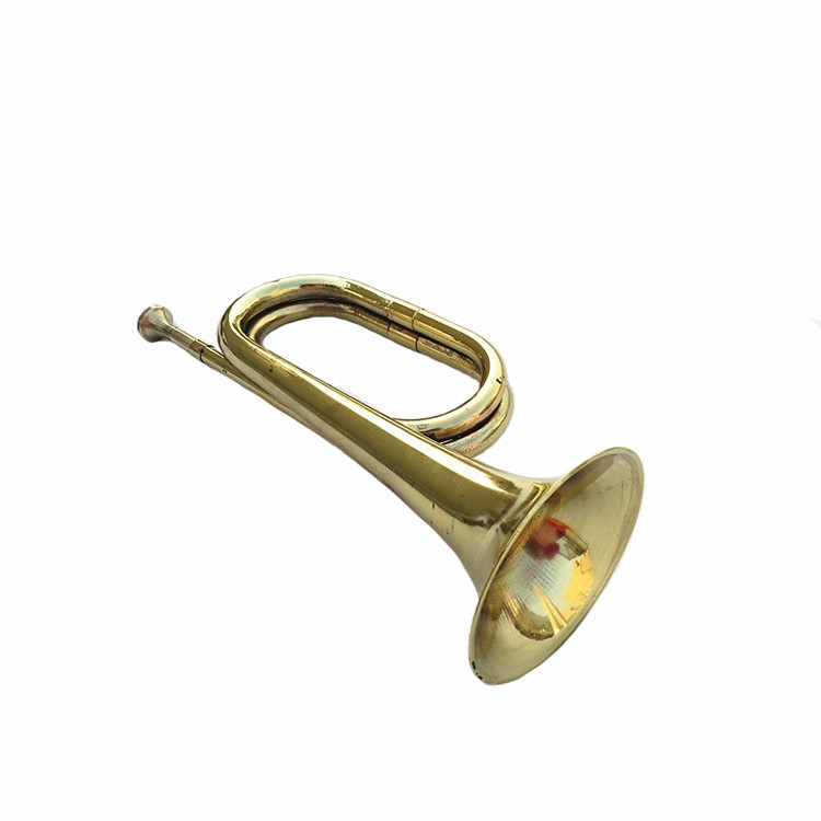 冲锋号铜小号集结号短军号乐器道具 军号 红绸方巾 号嘴