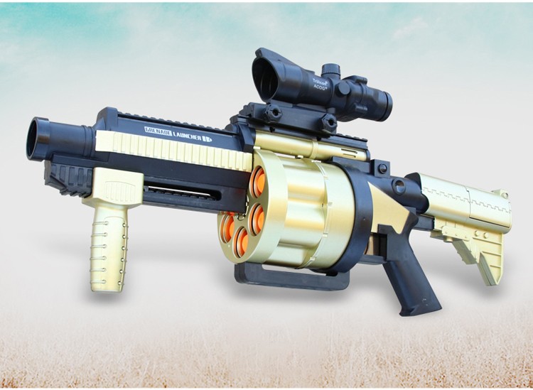 m32榴弹炮手动连发吃鸡rpg迫击炮火箭炮模型男孩cs软弹枪儿童玩具泰真