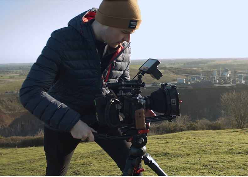 印迹ifootage科莫多k7云台三脚架液压全景5档动态平衡无级阻尼调节