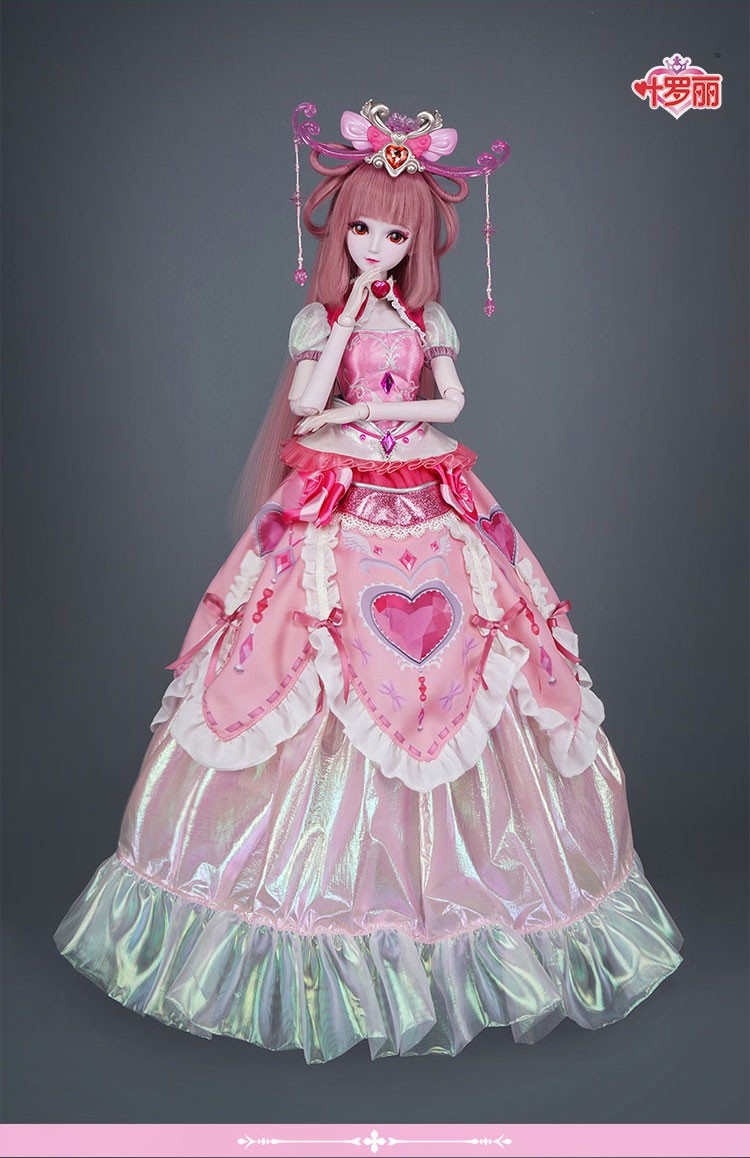 60厘米玩具女孩芭比娃娃精灵梦小娃娃di公主套装夜萝莉仙子衣服鞋子