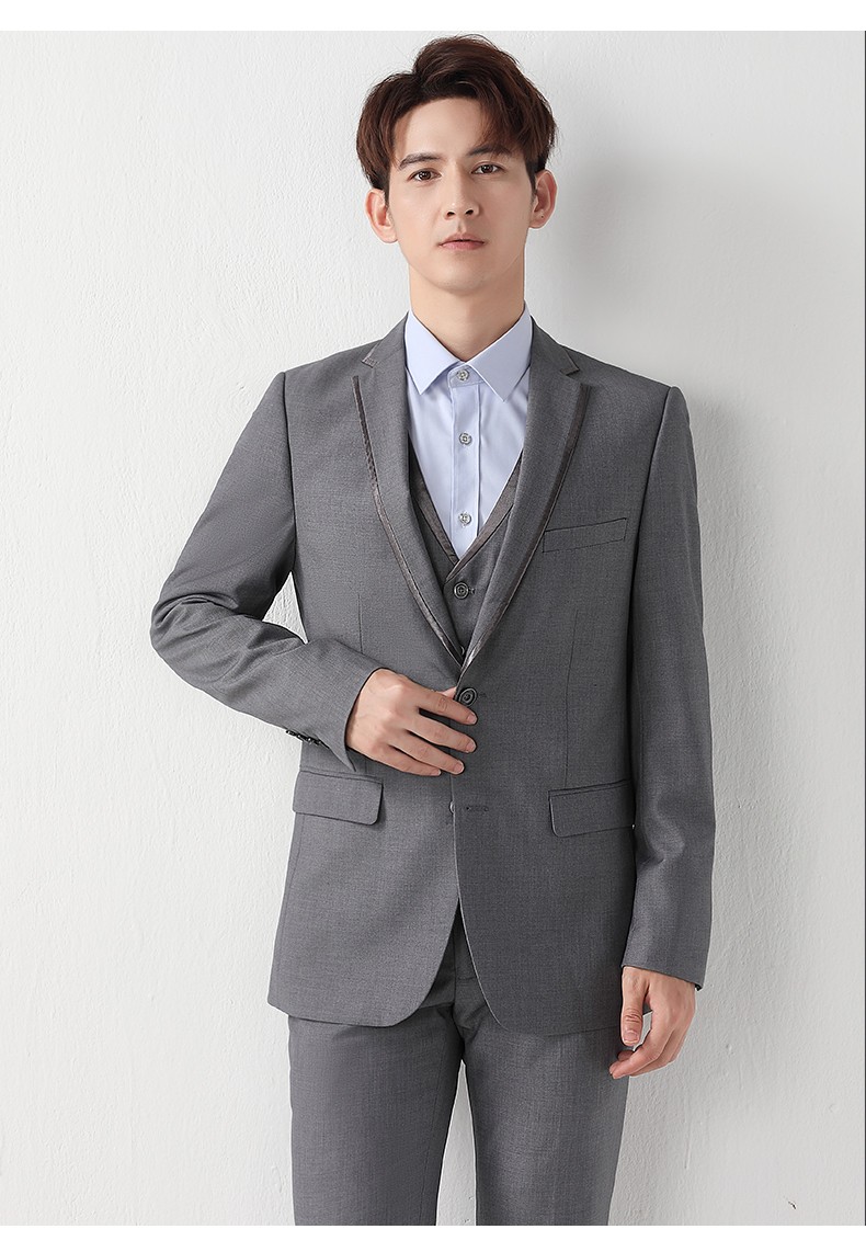 缔鲸(dijing)电信工作服男中国手机营业厅西服西装衬衫全套工装制服寸