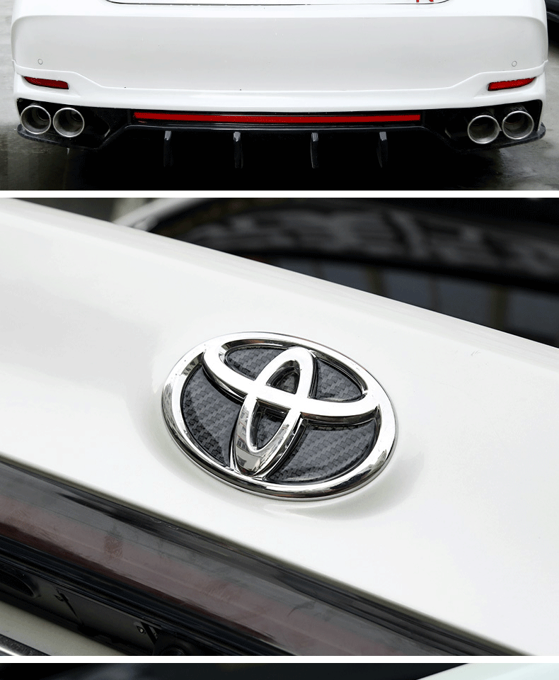 铁越适用于丰田亚洲龙车标贴改装1921款亚洲龙专用个性彩标尾箱贴滴胶