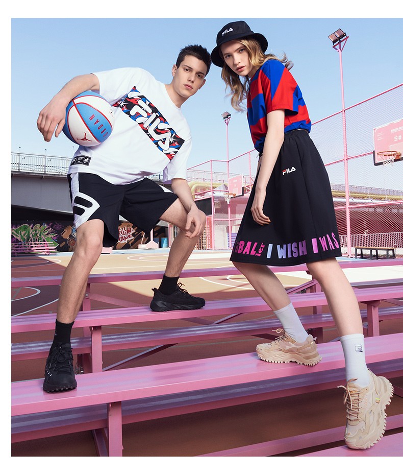 欧阳娜娜明星同款filafusion斐乐潮牌硬糖鞋厚底增高休闲运动跑步鞋