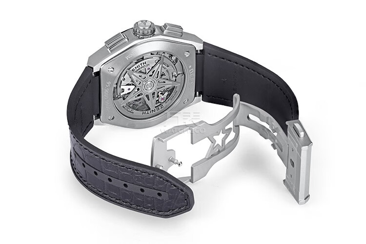 真力时zenithelprimero系列瑞士手表男士自动机械表鳄鱼皮男表