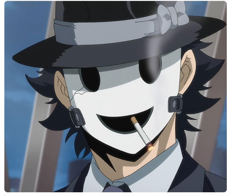 万圣节道具面具男 抖音直播派对舞会表演道具黑之契约