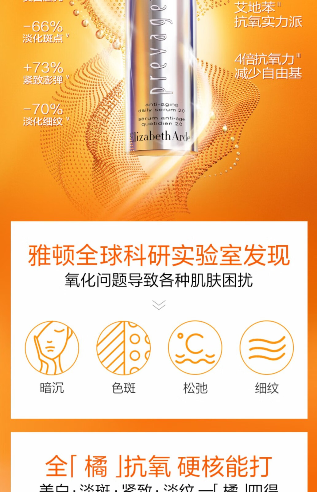 伊丽莎白雅顿(elizabeth arden) 银胶粉胶金胶时空焕活面部胶囊精华液