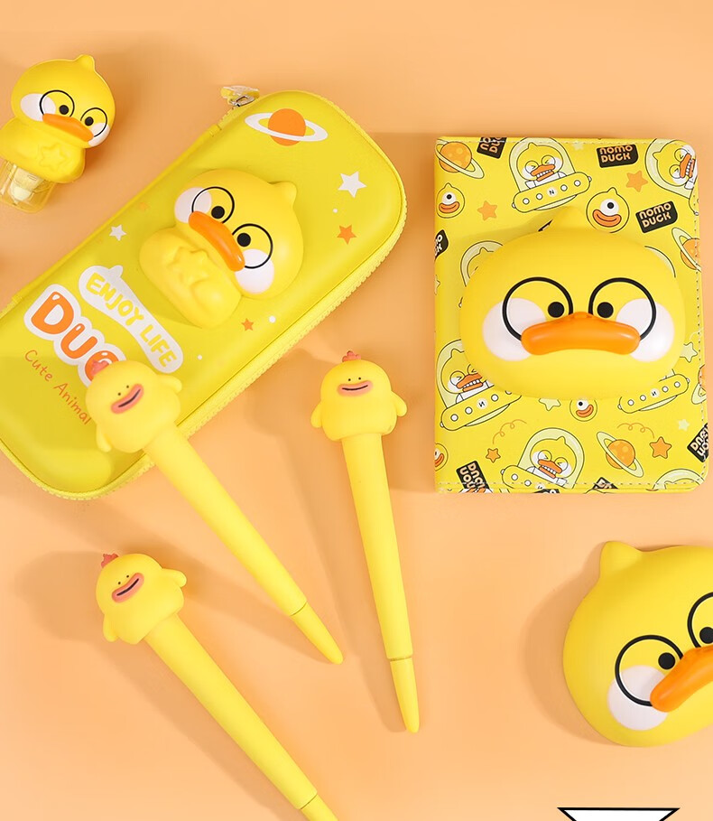 qq乐网红减压针管笔软绵绵超萌卡通可爱慢回弹解压中性笔捏捏发泄笔小