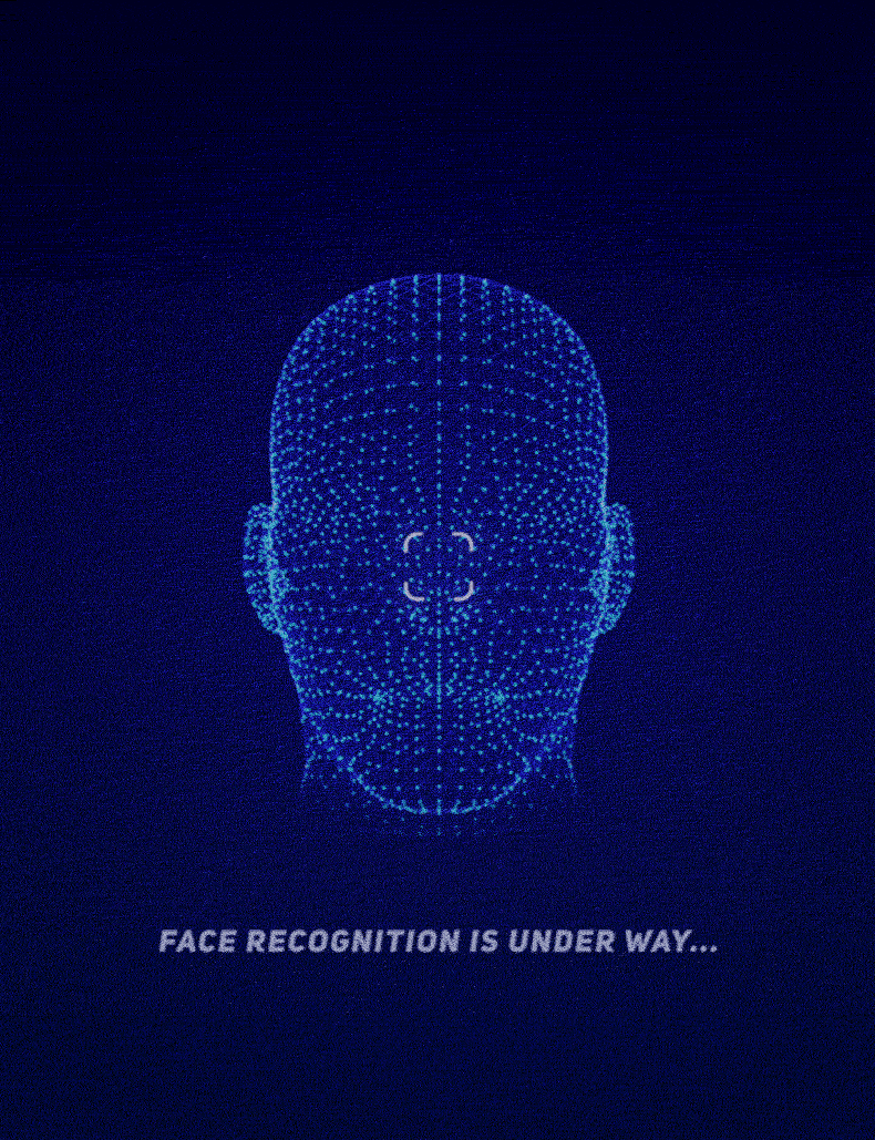 得力deli人脸云考勤机四人同时打卡面部人脸识别打卡机考勤机上班快速