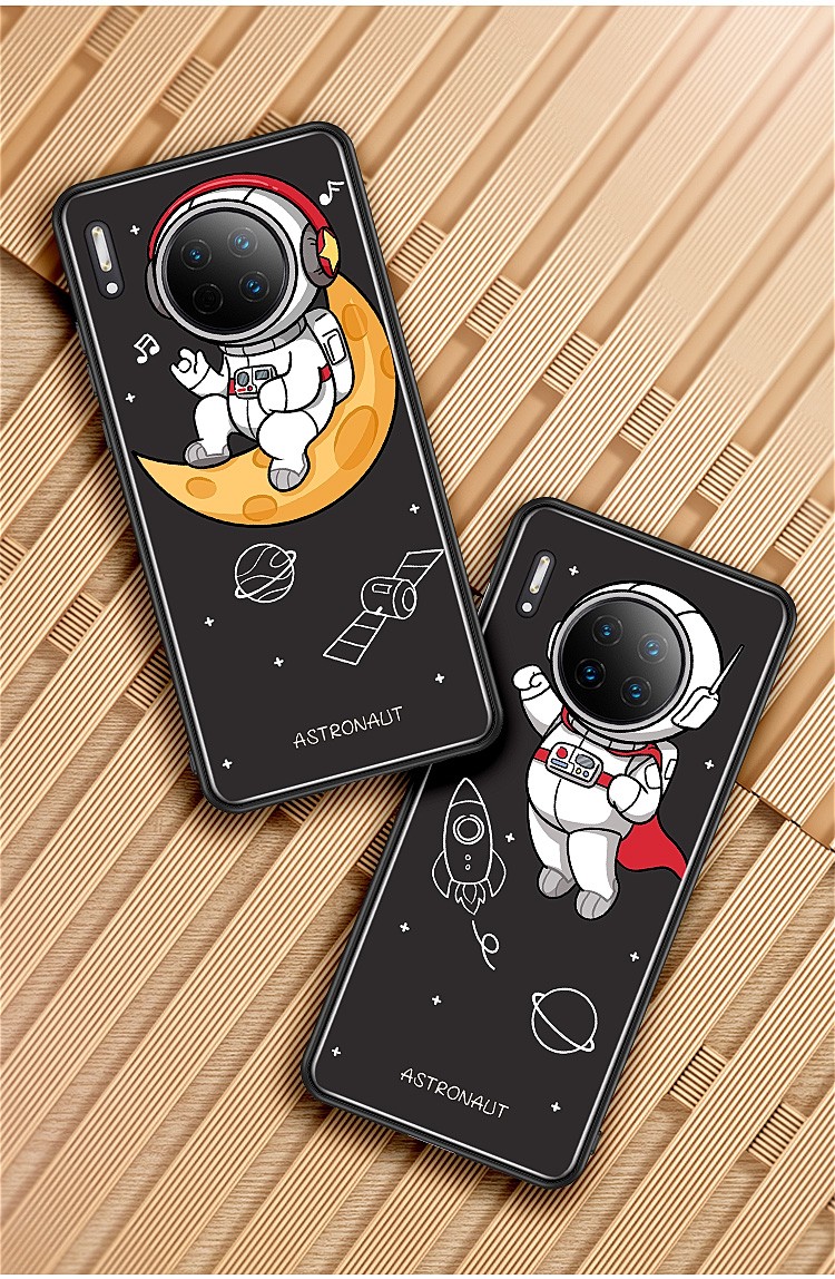 沃配 太空人宇航员适用华为mate30手机壳mate30pro潮牌创意m30epro卡