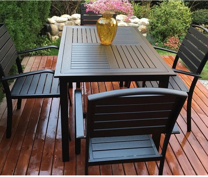 藤朝铝合金户外庭院桌椅组合防锈室外院子露天台休闲铸铝北欧花园桌椅