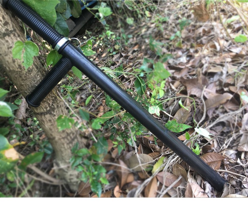 带护手防暴棍执勤棍pc橡胶棍单位保安巡逻棒防身棍武术棍防身安保橡皮