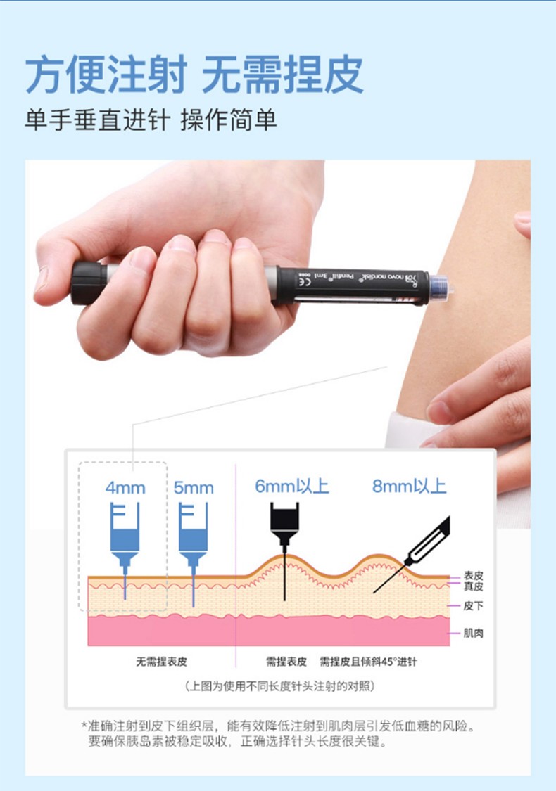 施莱宜锐一次性胰岛素注射笔针头诺和笔针10盒装5mm70支