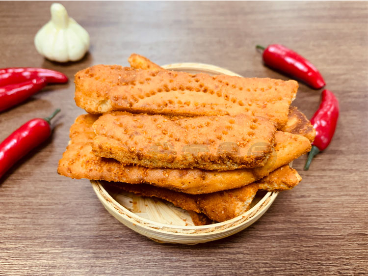 辣馕片馕锅巴辣味孜然味烤馕120g袋休闲零食小吃香辣味烤馕片128g10袋