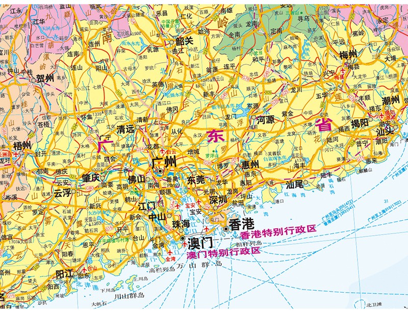 《【2022全新】 中国地图挂图超大版 3米*2.2米办公室精装 防水覆膜 