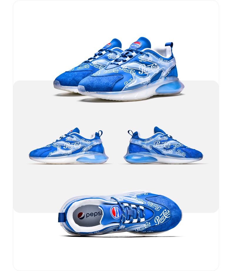 pepsi百事男休闲鞋2021夏季新款椰子运动鞋男老爹鞋复古慢跑鞋男时尚