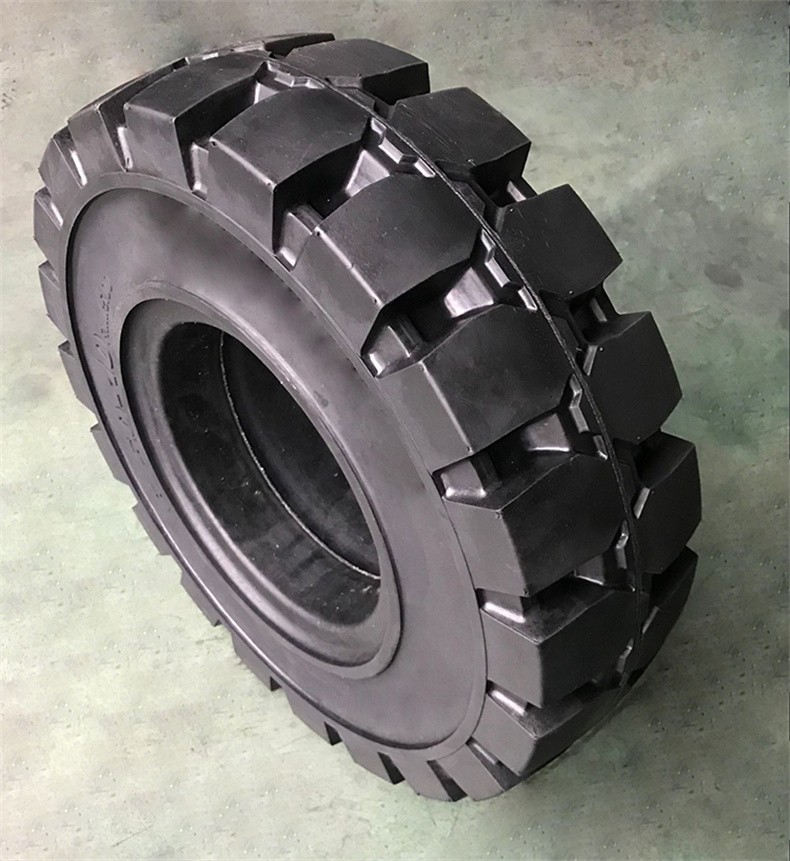 中力龙工柳工台励福叉车实心轮胎前轮28x915后轮65010充气轮胎加强