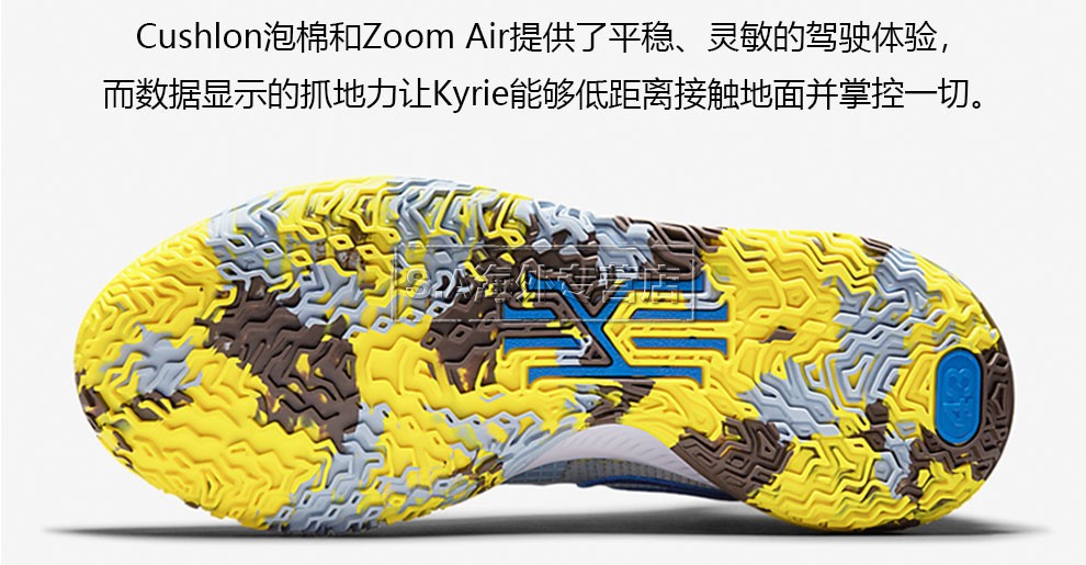 耐克nikekyrielow4欧文4代低帮透气平稳男子运动休闲篮球鞋实战战靴cw