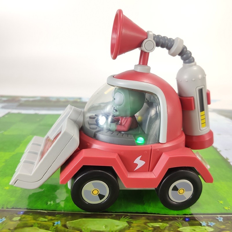 植物大战僵尸玩具大号太阳能车僵尸声控灯光音竹笋全套儿童玩具礼物