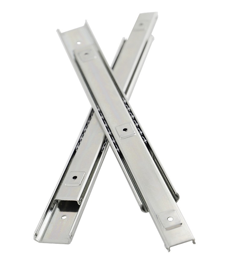 静茵科技工业级品质直线性滑轨左右上下前后双向移动推拉二节滑轨工业