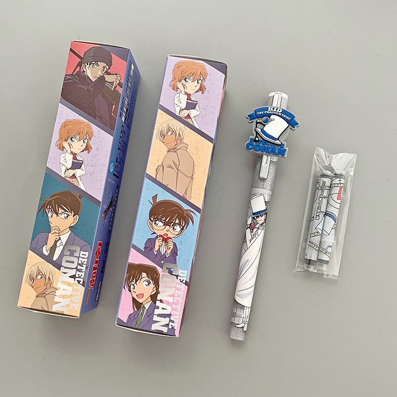 晨光盲盒中性笔名侦探柯南联名系列学生水笔0.