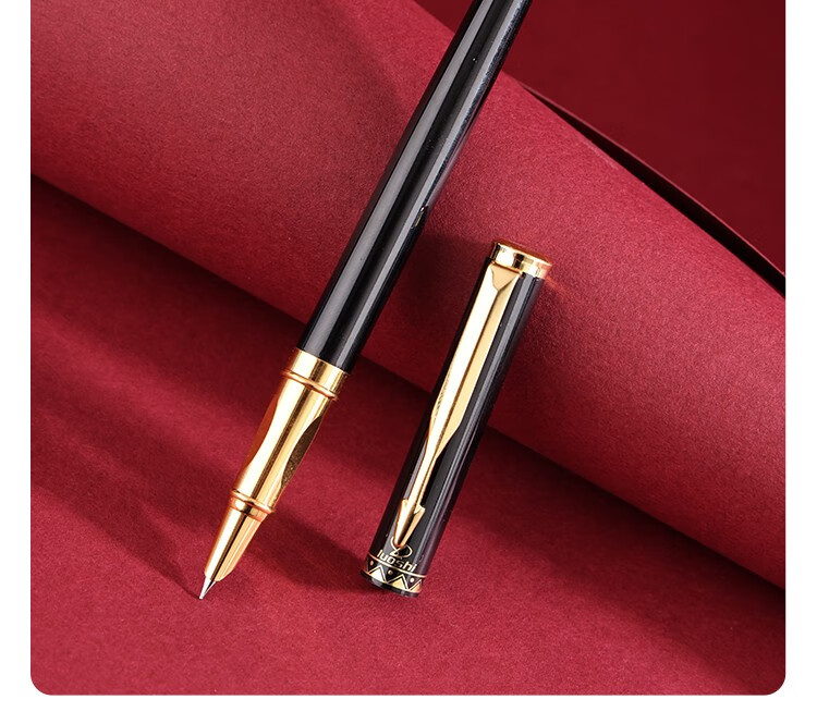 罗氏全金属钢笔学生用练字女生商务办公铱金笔书写签名签字硬笔书法正