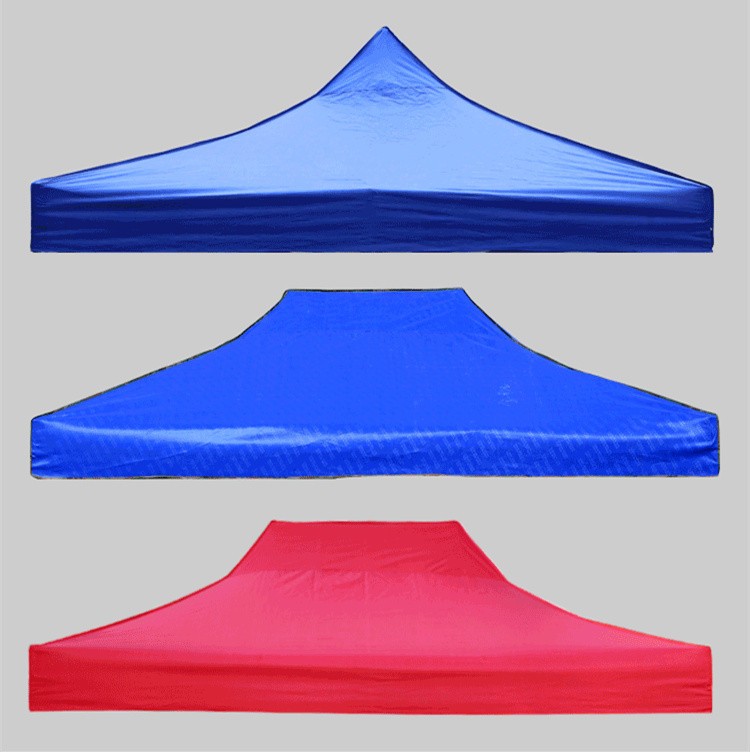 帐篷伞布3x3m加厚防雨防晒帐篷顶布广告折叠四角四脚摆摊伞棚顶布 3x3