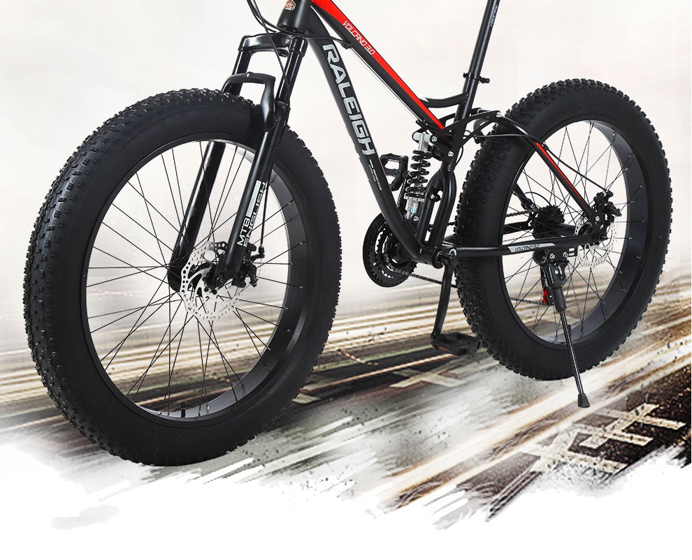 英国兰令raleigh雪地车软尾双减震碟刹男士大人成年人学