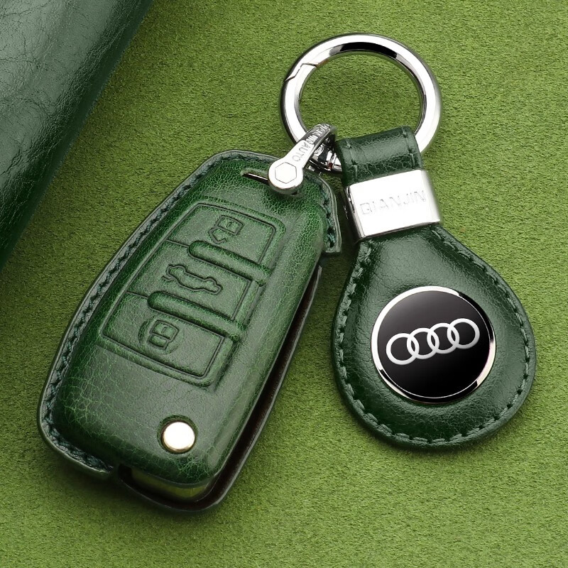 适用于2022款奥迪a3钥匙套真皮新a3钥匙包21款钥匙扣20年19款全包牛皮