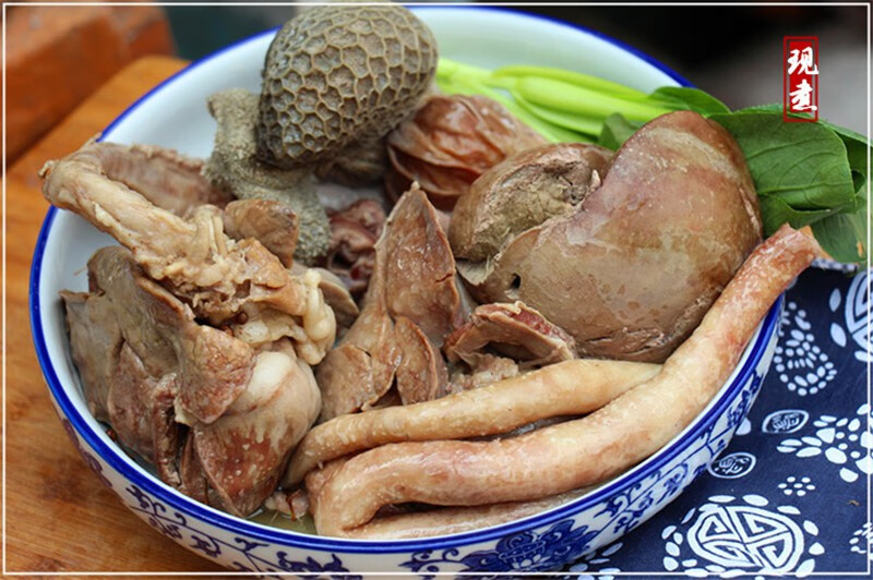 源外园【顺丰】整套羊杂 新鲜现煮熟羊杂 羊杂碎 正宗山羊杂 羊头肉