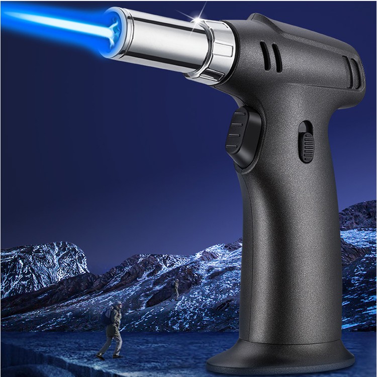 图山喷火枪点火器便携焊枪户外烧烤艾灸艾条厨房打火器直冲喷枪打火机