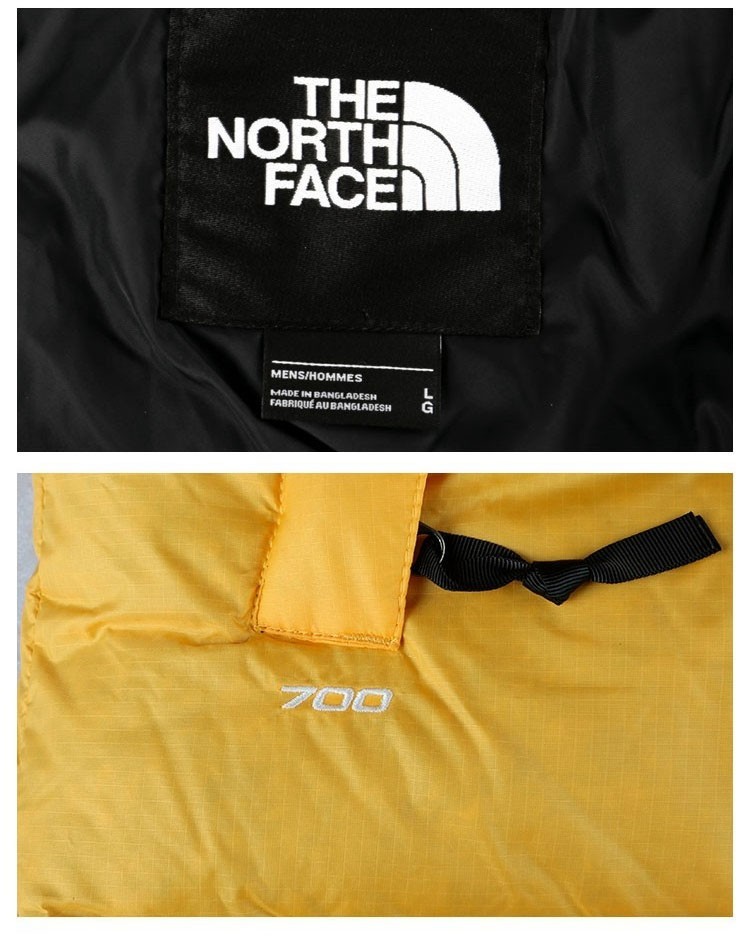 【代购】the north face北面 经典1996复古nuptse秋冬保暖拼色拉链