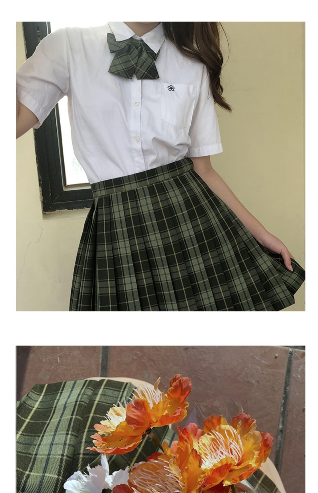 猫耳酱正统千岁jk制服套装现货秋冬学院风百褶裙日系基础款jk格裙半身