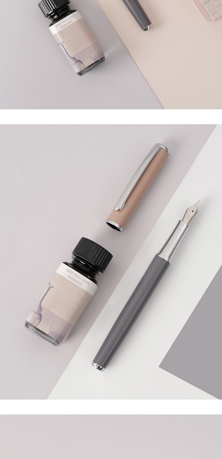 格 莫兰迪灰钢笔礼盒 0