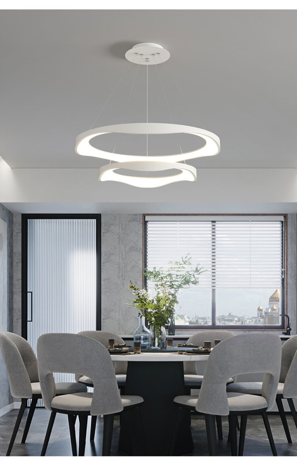 华艺照明(huayi) 华艺照明客厅吊灯现代简约灯饰2022年新款主灯大气