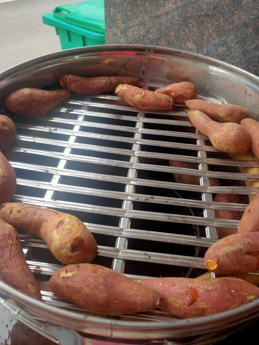 百达慕尚 烤地瓜机 去皮烤红薯瓦罐缸 商用摆摊燃气烤玉米苞 木炭烤