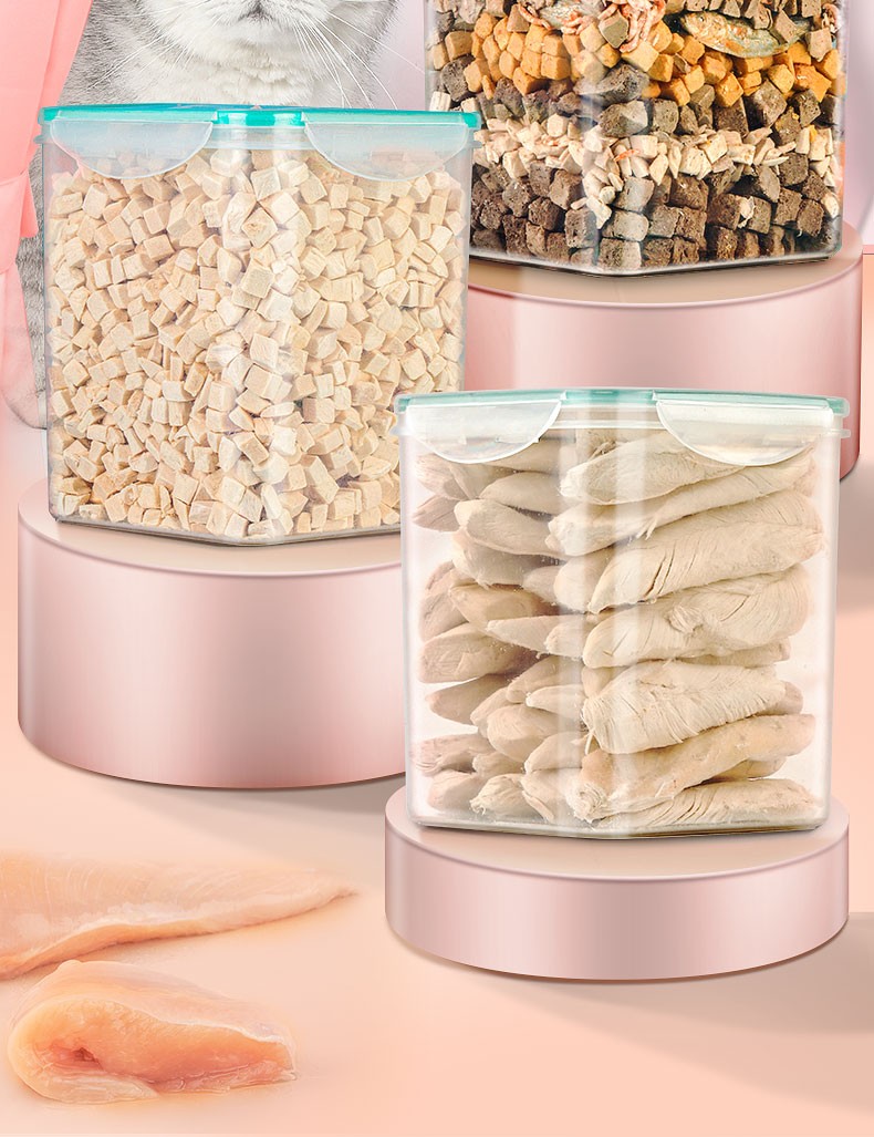 芭乐宝猫零食冻干桶猫咪零食狗狗零食大礼包幼猫成猫冻干鸡胸肉鸭肉多