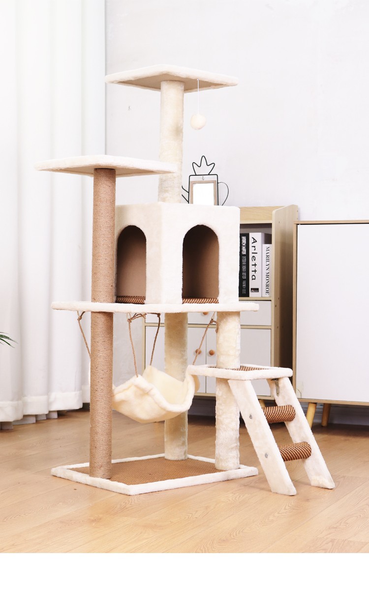 【升级加固加高】宠多乐 猫爬架大型豪华多层猫架子猫窝剑麻猫抓板